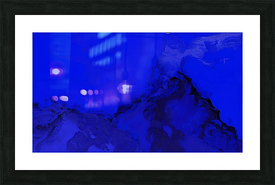 blue mtn3 Picture Frame print