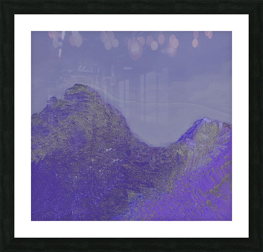 wind over the mountains Picture Frame print