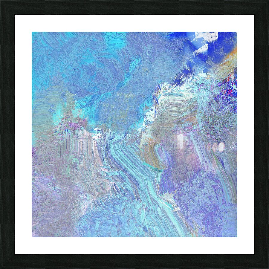 glacier Picture Frame print