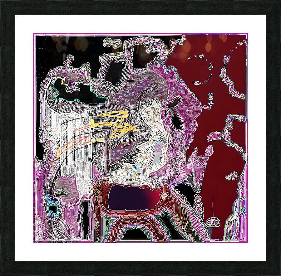 geisha14 Picture Frame print
