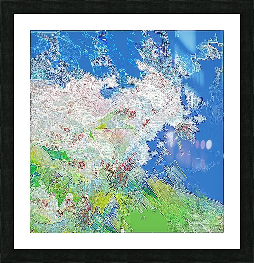 clouds Picture Frame print