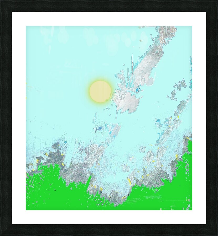 falling apart2 Picture Frame print