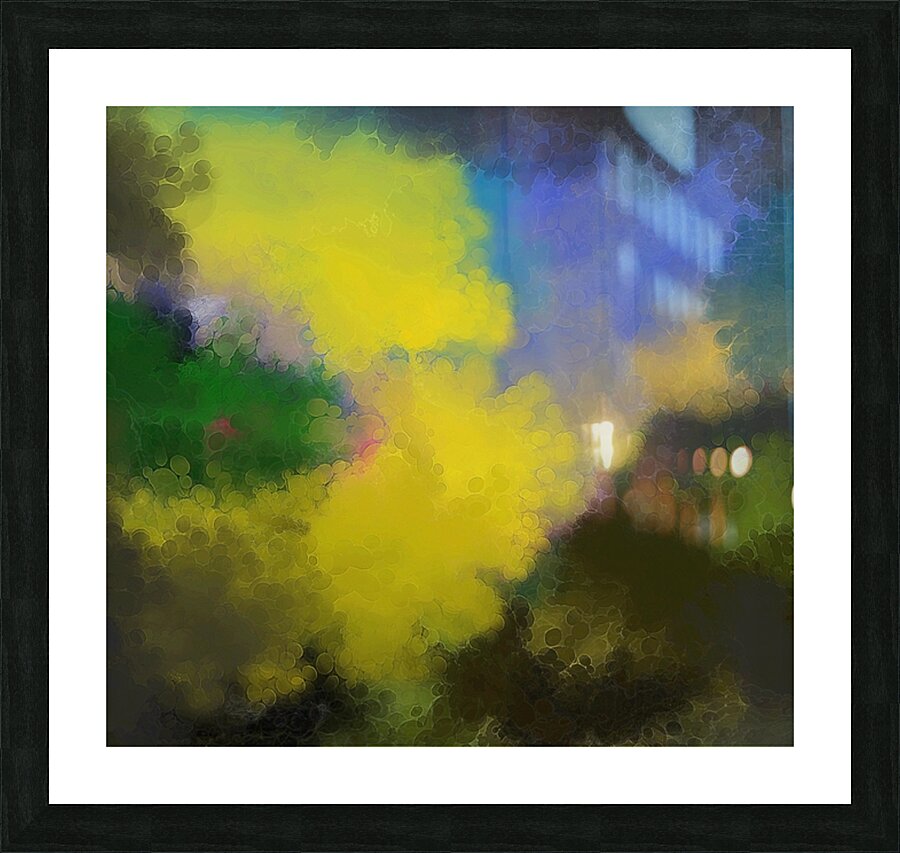 yellow Picture Frame print