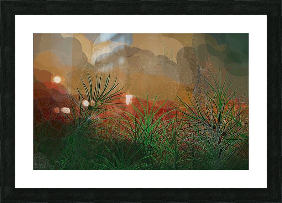 weeds Picture Frame print
