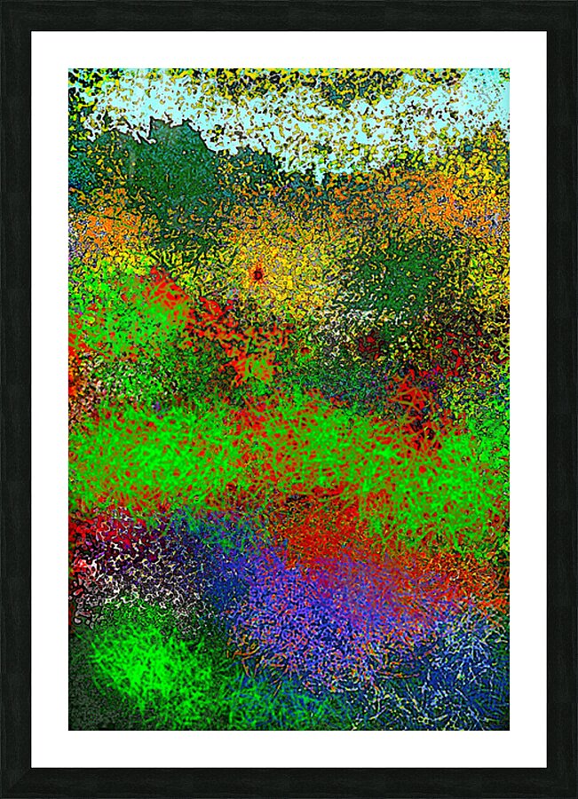 bigflower2 Picture Frame print