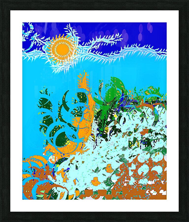 poolside6 Picture Frame print