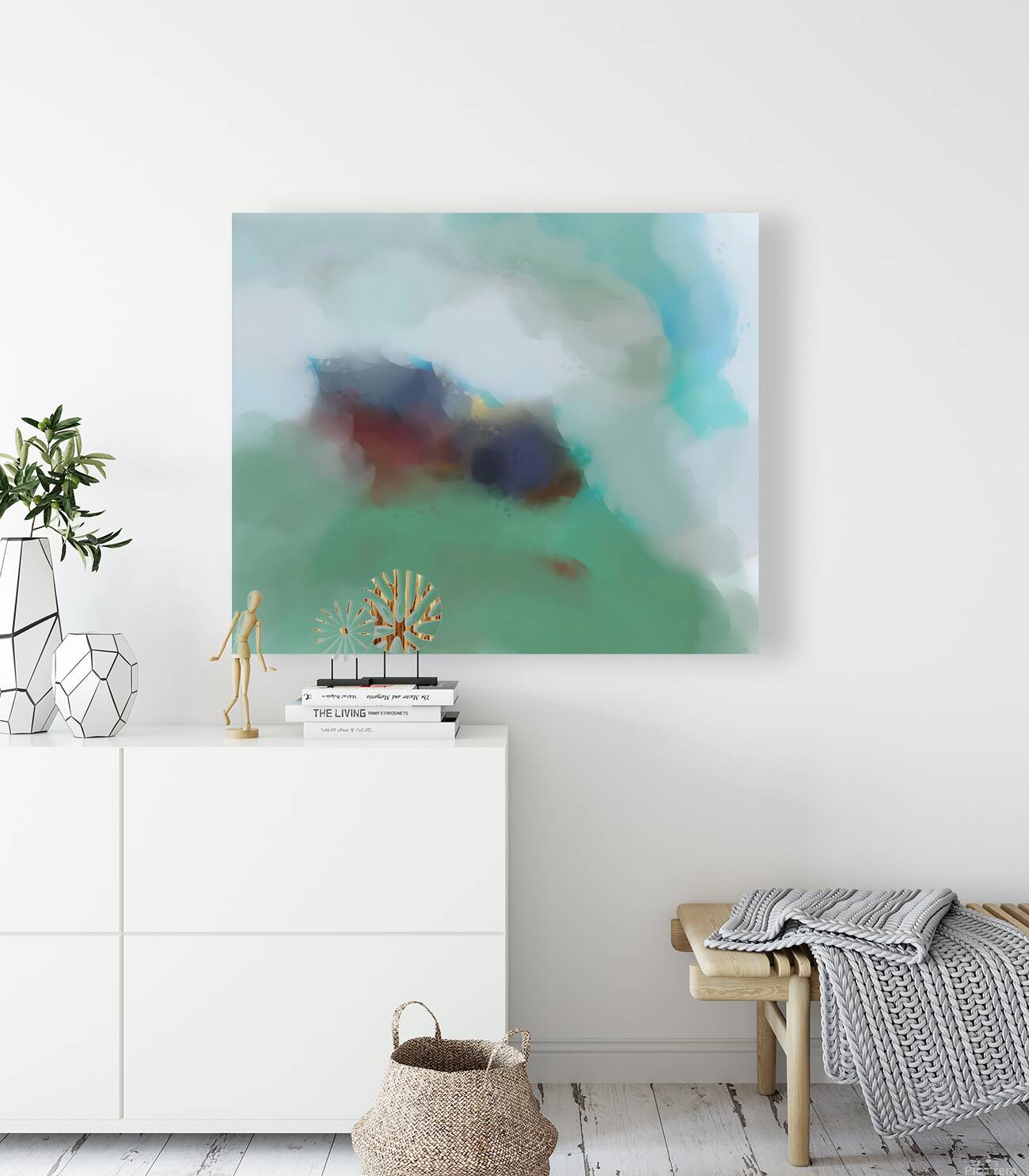 blue trees Reproduction