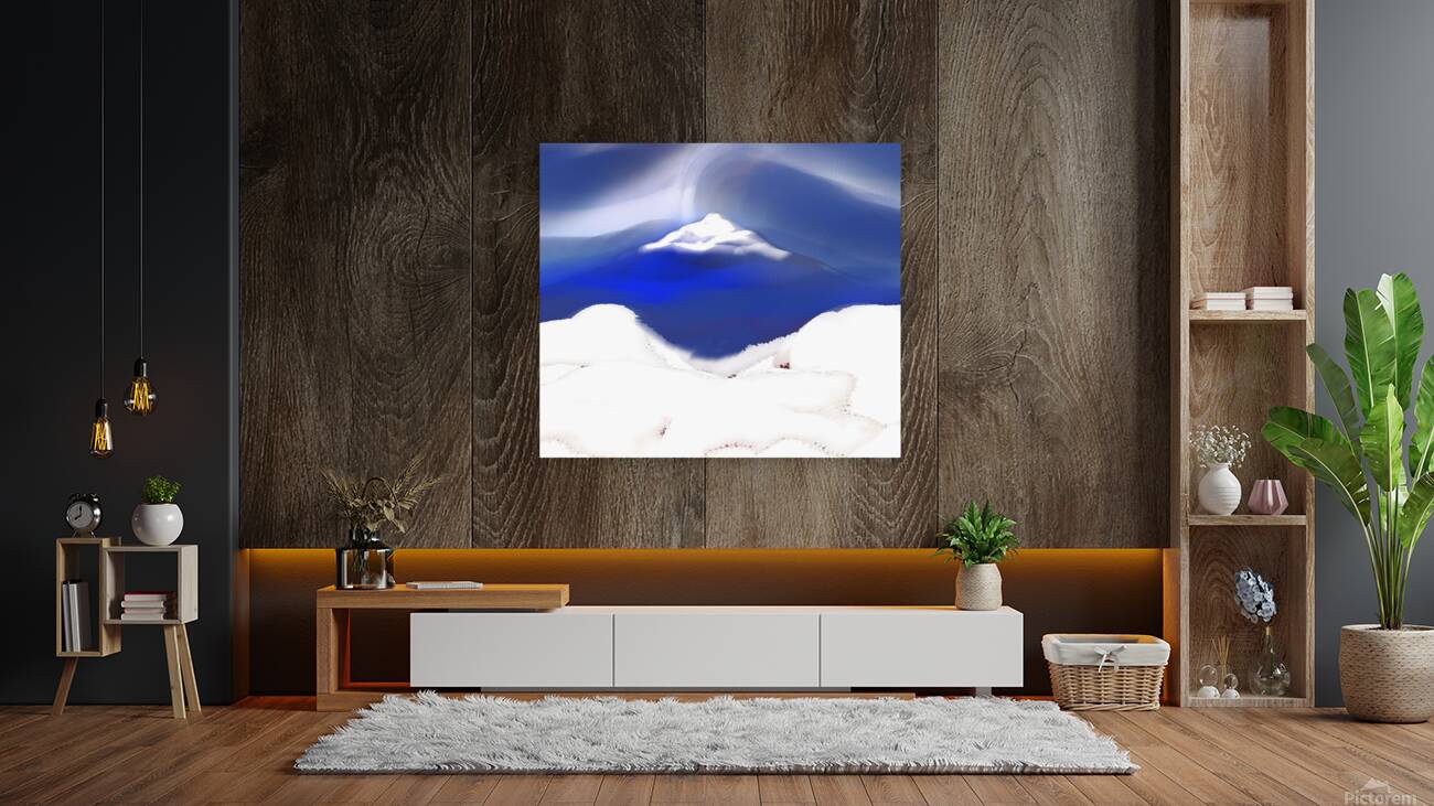 winter mountain Reproduction