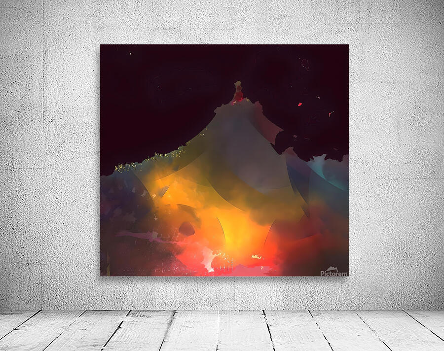volcano Wall Preview