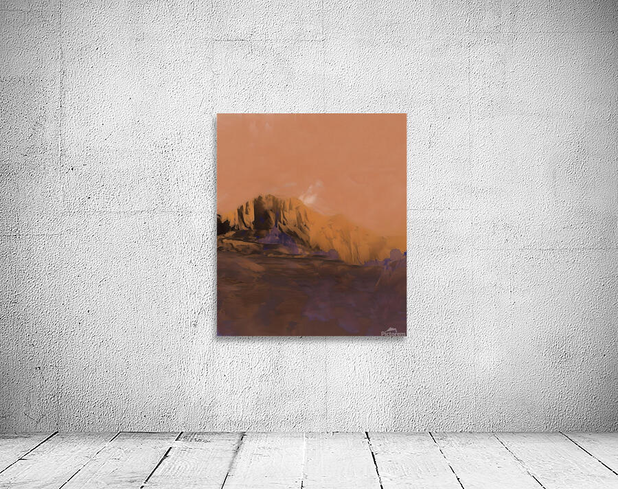 peach sky Wall Preview