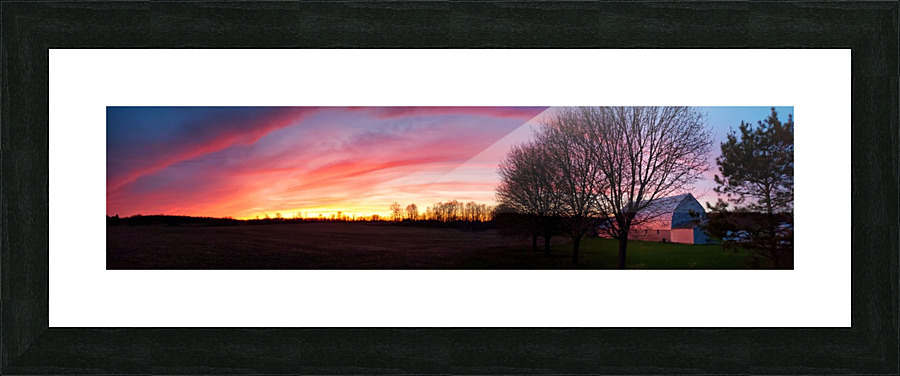 Howe Sunset Final full quality Picture Frame print
