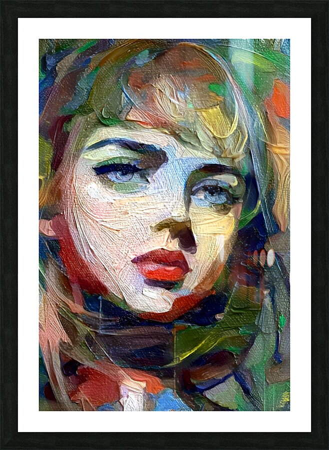 Serene Spectrum Picture Frame print