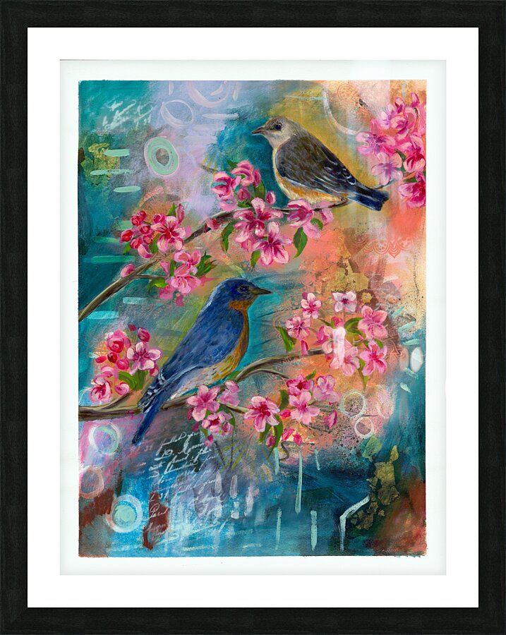 Spring Blossoms Picture Frame print