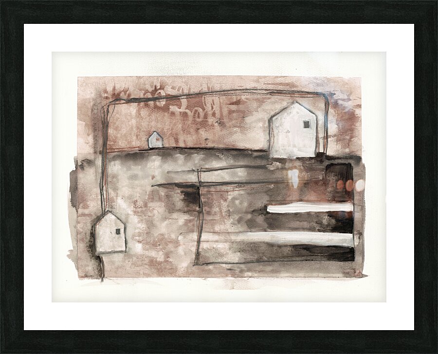 Rural Isolation Picture Frame print