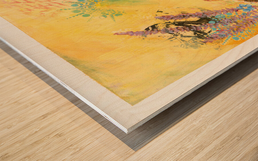 Summer Bloom Wood print