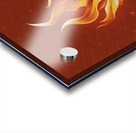 blaze fire flame texture background 2 Acrylic print