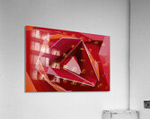 Parametric abstract red shape 3 Acrylic Print