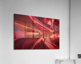 Parametric abstract red shape 4 Acrylic Print
