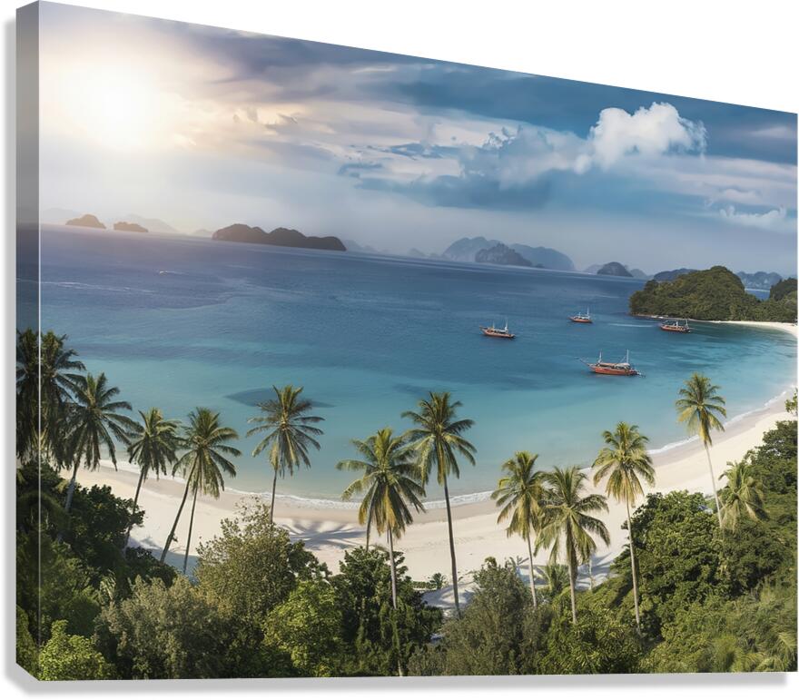 Marine landscape Canvas Print