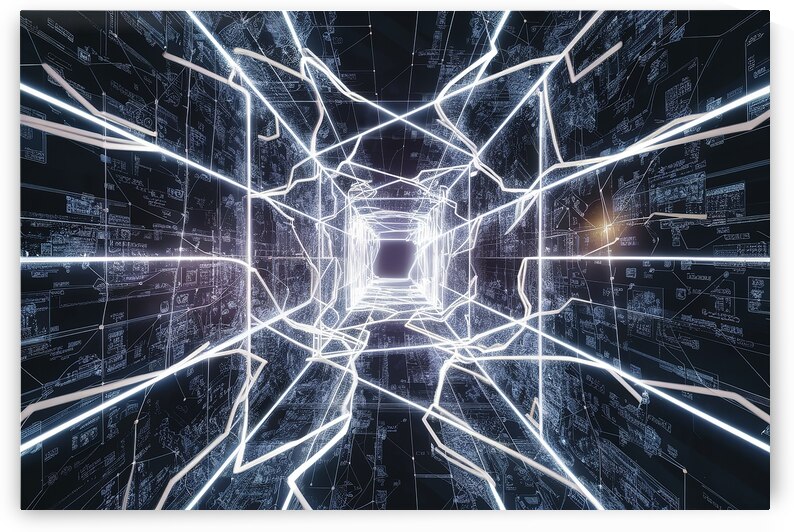 Futuristic High Tech white background with networ 1722616130.0576 by Iremia Tudor