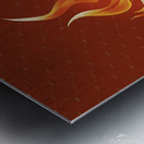 blaze fire flame texture background 2 Metal print