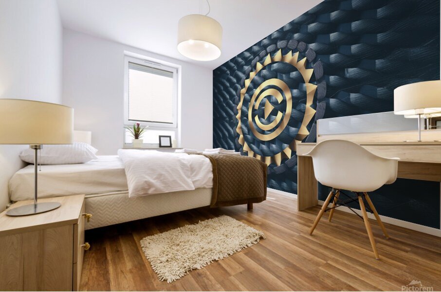 Carbon fiber texture Mural print
