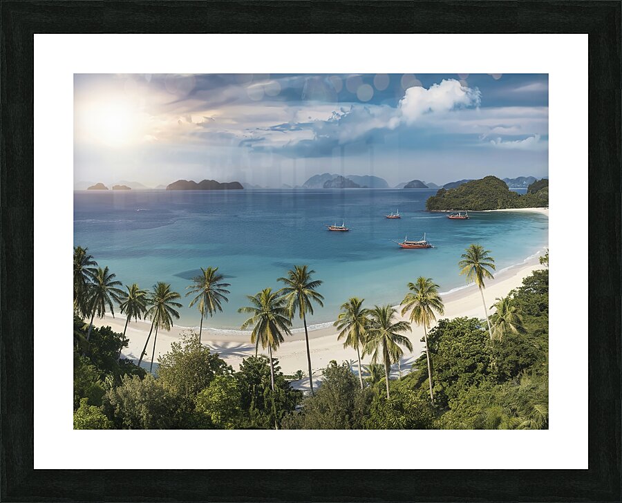 Marine landscape Picture Frame print