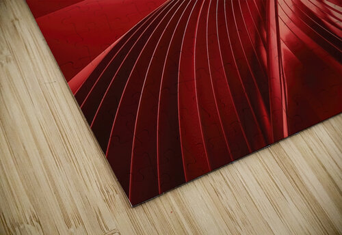 Parametric abstract red shape 4 Iremia Tudor puzzle