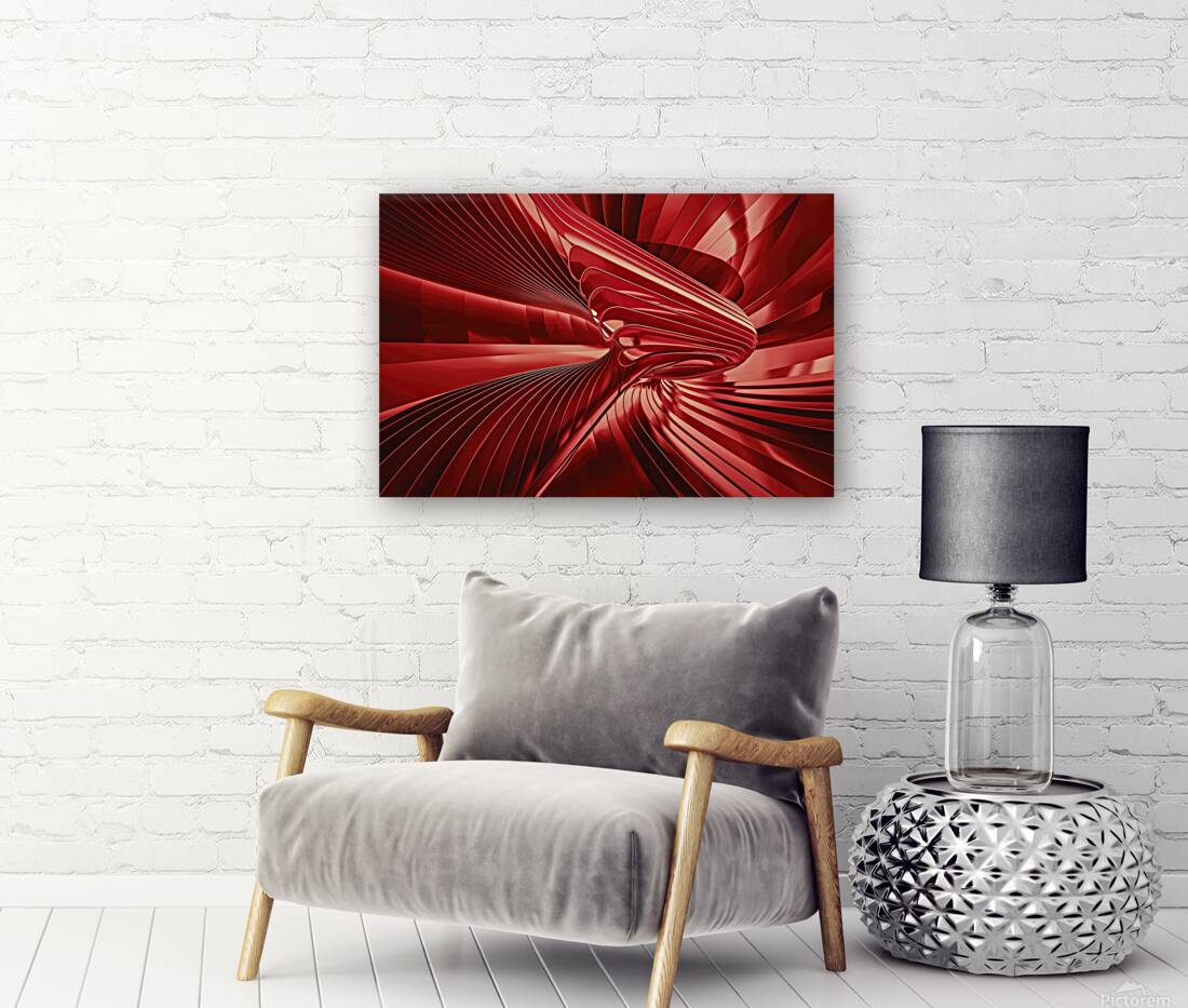 Parametric abstract red shape 4 Reproduction