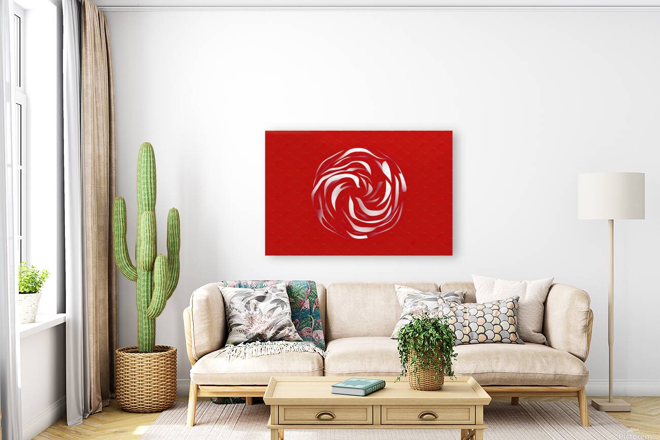 Parametric abstract red shape 2 Reproduction