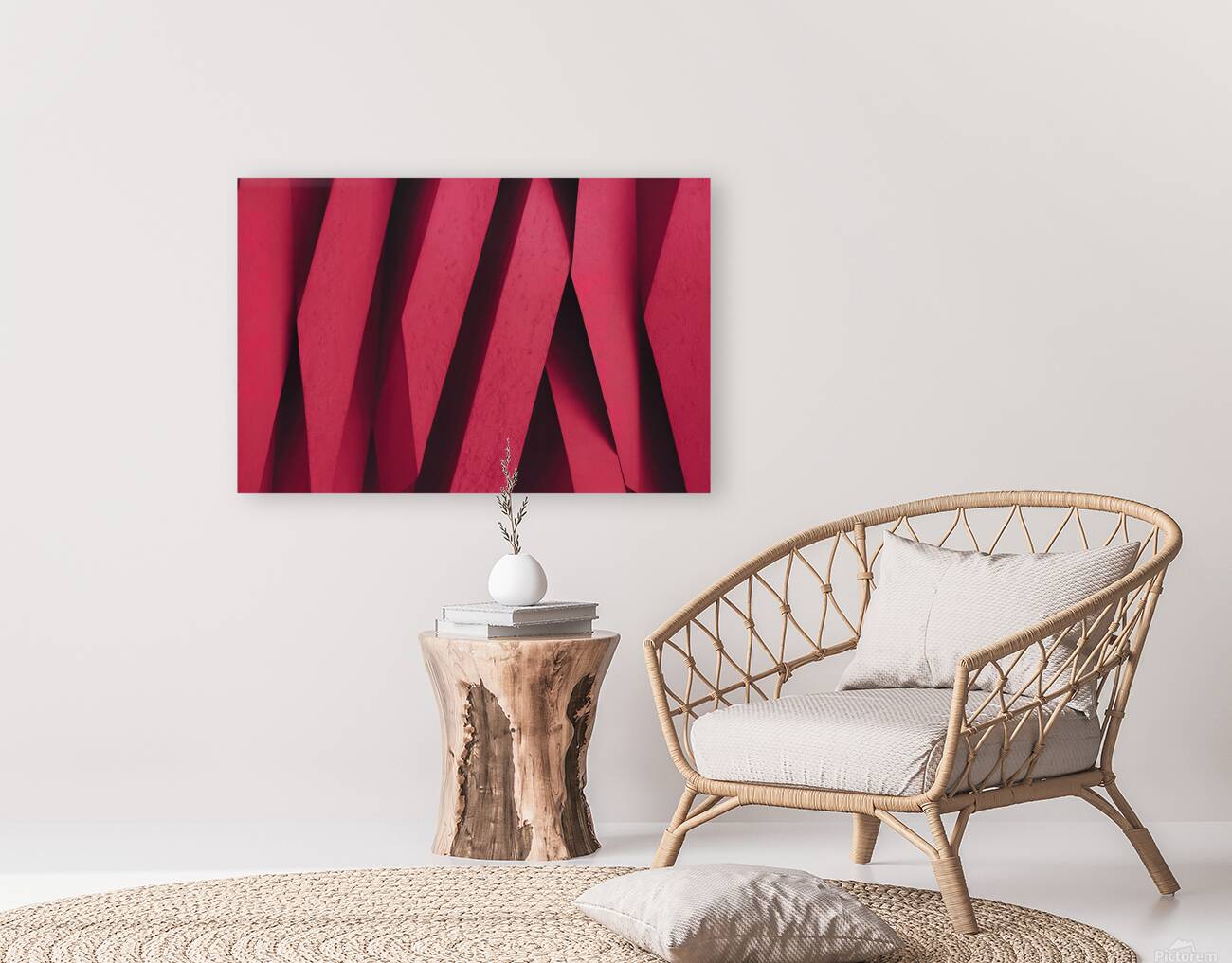Abstract solid color red background texture photo Reproduction