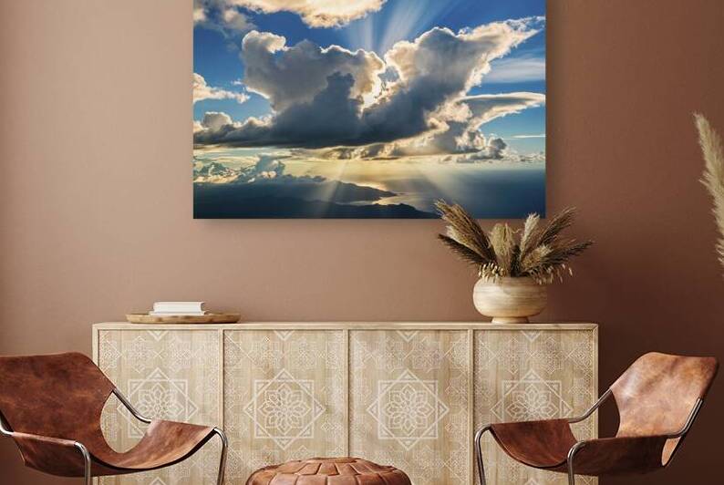 Aerial view flying above dramatic fluffy clouds a 1722614308.1302 by Iremia Tudor