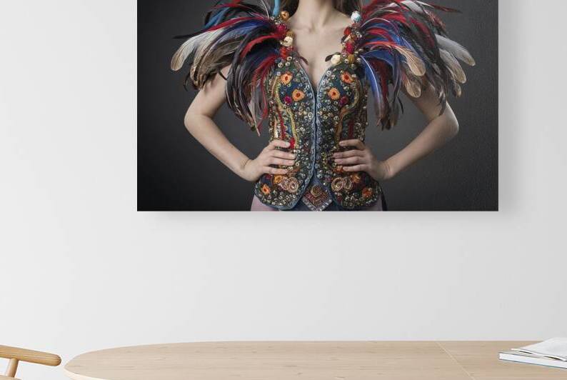 macro texture fragment costume decorated with fea 1722614727.3379 by Iremia Tudor