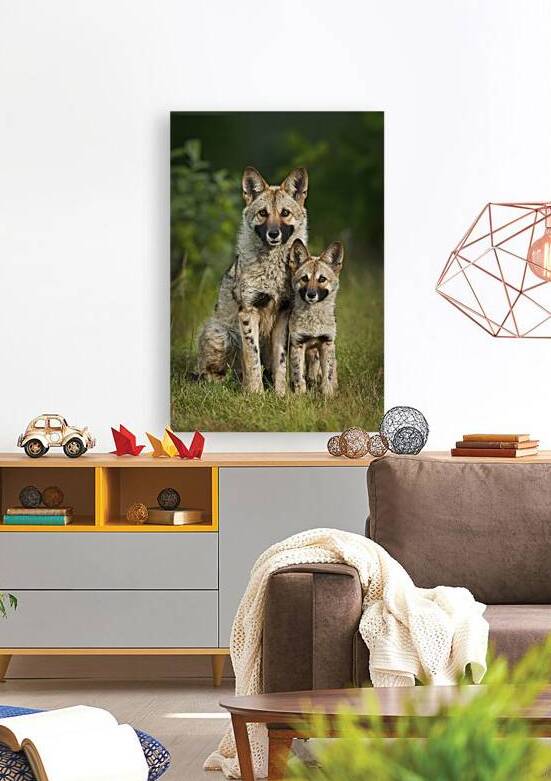 Asian wild dog family 2 by Iremia Tudor