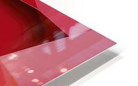 Parametric abstract red shape 3 HD Metal print