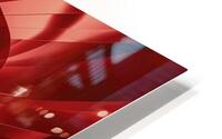 Parametric abstract red shape 4 HD Metal print