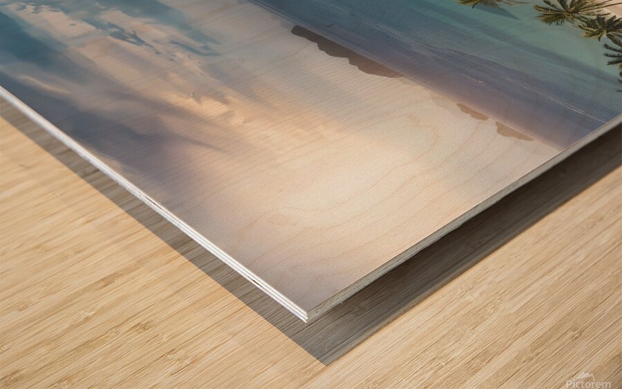 Marine landscape Wood print