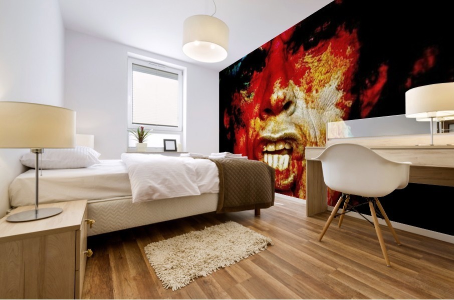 Mick Jagger the stone Mural print