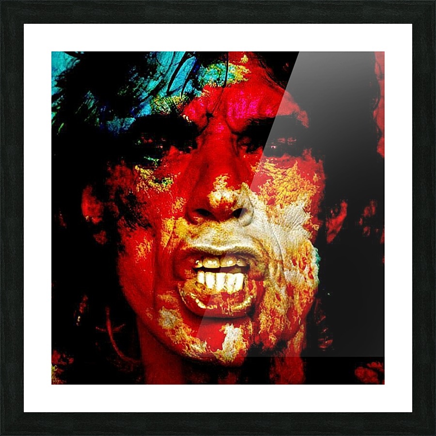 Mick Jagger the stone Picture Frame print