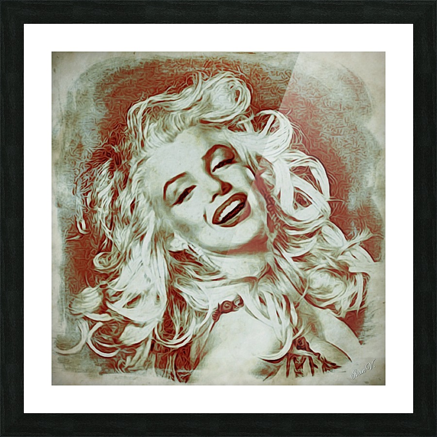Marilyn Monroe phenomena Picture Frame print