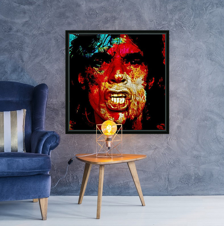 Mick Jagger the stone Reproduction