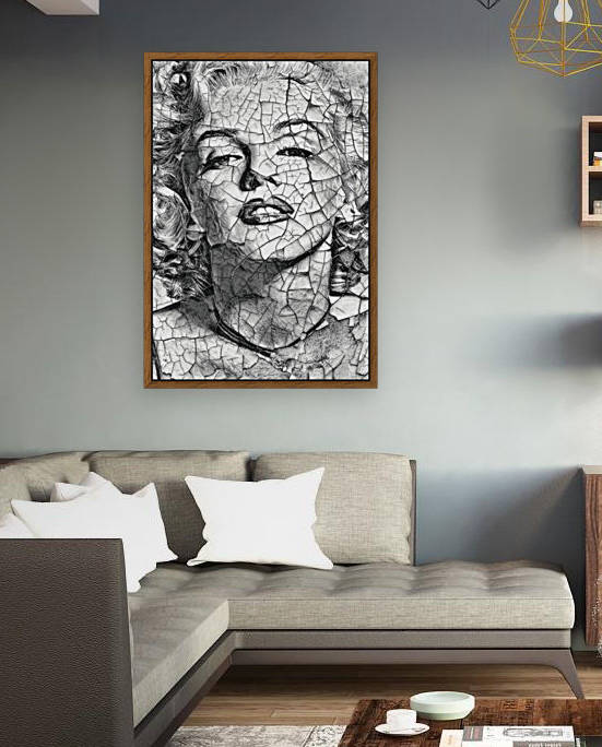 Porcelaine  tribute to Marylin Monroe  by Ivan Venerucci Italian Style