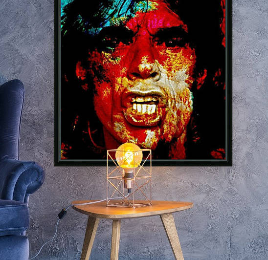 Mick Jagger the stone by Ivan Venerucci Italian Style