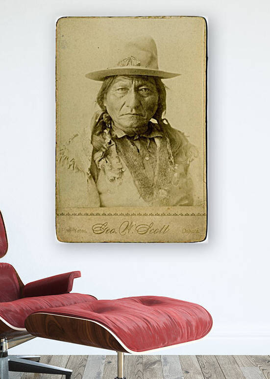 Sitting Bull by George W Scott 1883 by Ivan Venerucci Italian Style