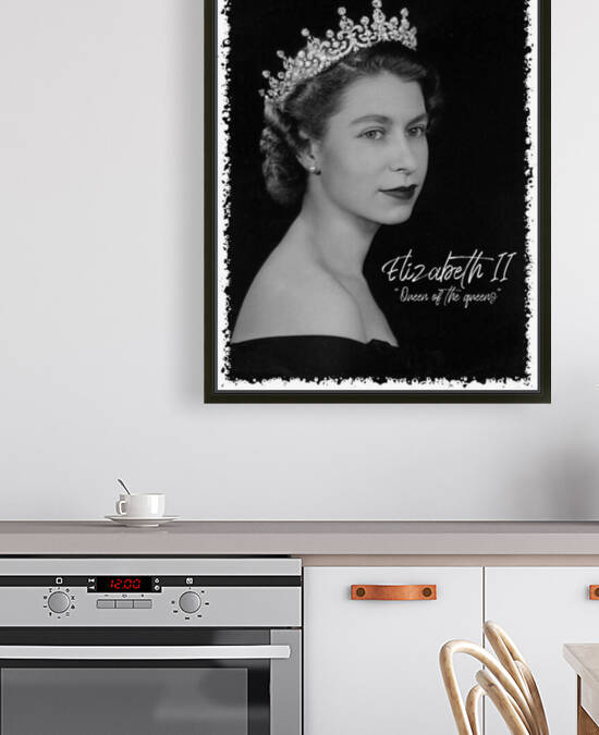 Elizabeth II queen of the queens by Ivan Venerucci Italian Style