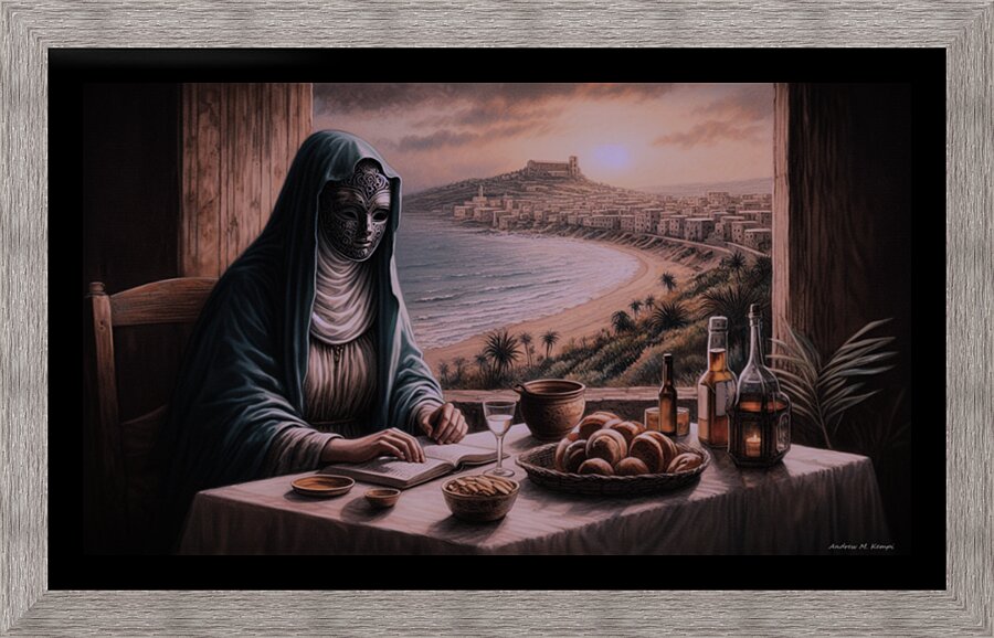 Saint Lucys Supper Picture Frame Printing