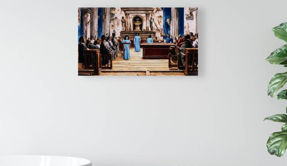 Saint Lucy Condemning by Catholic Concept Art