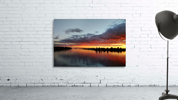 Amazing dramatic sky at evening Wall Preview