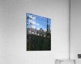Peak Framed by Trees Acrylic Print