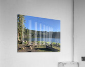 Ruffled Mountain Lake Acrylic Print